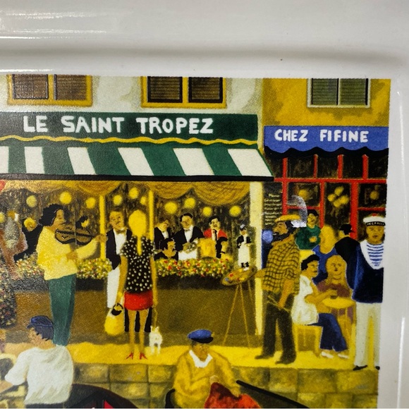 Guy Buffet Collection California Pantry Small Cheese Cracker Platter Plate 2003 - Picture 15 of 16